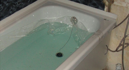 Установкой акрилового вкладыша | деревня Старая