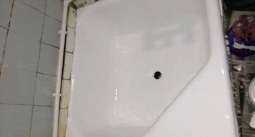 Обновление душевого поддона акрилом | деревня Старая